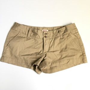 Mossimo size 1 khaki chino shorts